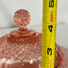 Load image into Gallery viewer, Butter Dish, Round, Pink, Jeanette Miss America, Original 1930s
