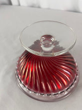 Load image into Gallery viewer, Candy Dish, Cranberry Swirl, Westmoreland
