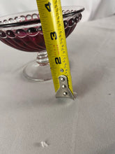 Load image into Gallery viewer, Candy Dish, Cranberry Swirl, Westmoreland
