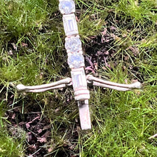 Load image into Gallery viewer, Bracelet, Sterling Silver, Tennis Style with baguettes and round CZ, 8 inch
