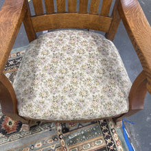 Load image into Gallery viewer, Tiger Oak Upholstered Rocking Chair
