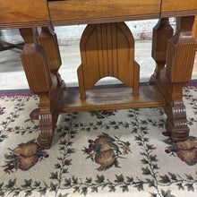 Load image into Gallery viewer, Antique Eastlake Parlor Table, Enamel Metal Top
