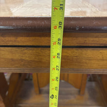 Load image into Gallery viewer, Antique Eastlake Parlor Table, Enamel Metal Top

