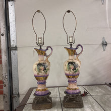 Load image into Gallery viewer, 2 Lamps French Motif, Gainsborough John Peters, Amsterdam Holland
