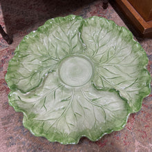 Load image into Gallery viewer, 1985 Fitz &amp; Floyd Lettuce Leaf Chip &amp; Dip Set
