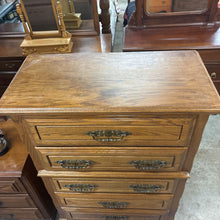 Load image into Gallery viewer, 1970s Oak Tall Boy Dresser
