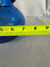 Load image into Gallery viewer, Lovely Pitcher, 1950s Bischoff, Blue with Clear Handle Hand Blown
