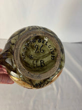 Load image into Gallery viewer, *Hubert Bequet Hand Painted Pitcher With Deer Made In Belgium
