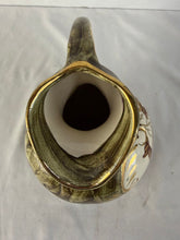 Load image into Gallery viewer, *Hubert Bequet Hand Painted Pitcher With Deer Made In Belgium
