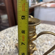Load image into Gallery viewer, English-style brass push-up candlesticks - pair

