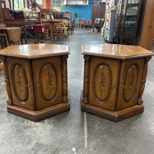 Load image into Gallery viewer, Pair Of Hexagonal Spanish Revival End Tables
