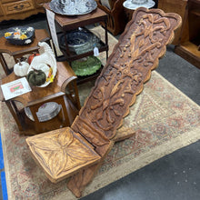 Load image into Gallery viewer, Carved African Birthing/Stargazing Chair
