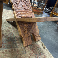 Load image into Gallery viewer, Carved African Birthing/Stargazing Chair
