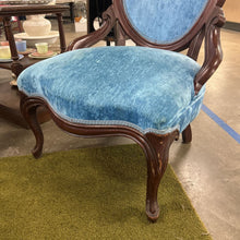 Load image into Gallery viewer, Antique Victorian Style Balloon Back Armchair
