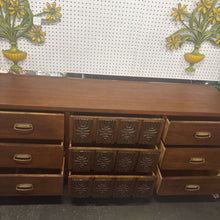 Load image into Gallery viewer, MCM 1960 9 Drawer Dresser/ Console
