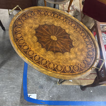Load image into Gallery viewer, Handcrafted Regency Inlaid Tray Table
