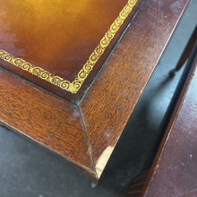 Load image into Gallery viewer, Pair of Leather Top End Tables
