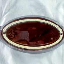 Load image into Gallery viewer, Vintage McCoy #7033 Brown Drip Glaze Au Gratin Casserole Dish
