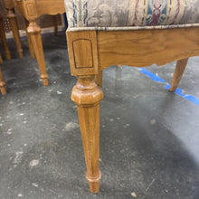 Load image into Gallery viewer, Cane Back Chair With Upholstered Seat
