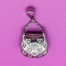 Load image into Gallery viewer, Vintage Sterling Silver Moveable Flap Purse Charm
