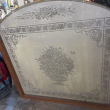 Load image into Gallery viewer, Antique Floral Design Bar Back Mirror
