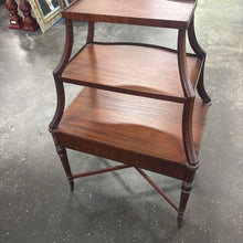 Load image into Gallery viewer, Mahogany 3-Tiered Graduated End Table
