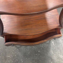Load image into Gallery viewer, Mahogany 3-Tiered Graduated End Table

