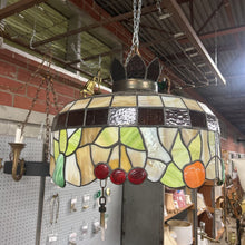 Load image into Gallery viewer, Tiffany-Style Stained Glass Fruit Pendant Light
