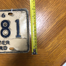 Load image into Gallery viewer, 1966 Michigan Water-Winter Wonderland CY-7681 License Plate
