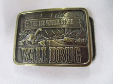 Load image into Gallery viewer, Wall Drug, South Dakota, The Ice Water Store Advertising Metal Belt Buckle
