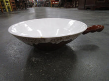 Load image into Gallery viewer, Vintage Brown Drip Glaze Handled Bowl
