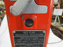 Load image into Gallery viewer, Vintage Duncan Miller Orange Parking Meter Electric Lamp
