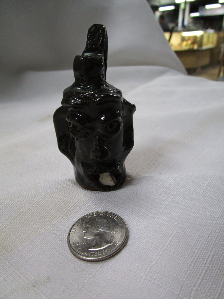 Mary Ferguson Signed/Dated Mini One Tooth Ugly Face Jug