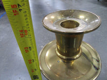 Load image into Gallery viewer, Vintage Maitland Smith Hong Kong Brass Bamboo Candlestick Holder
