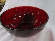 Load image into Gallery viewer, Vintage Ruby Red Glass Mixing Decor Bowl
