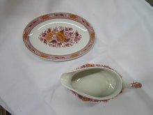 Load image into Gallery viewer, Vintage Ridgway Ironstone Canterbury Gravy Boat and Underplate
