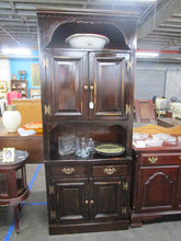 Load image into Gallery viewer, Vintage Pine Country Storage Display Pantry Cabinet Hutch
