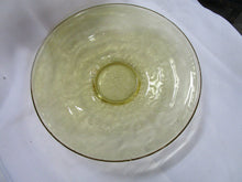 Load image into Gallery viewer, Vintage Yellow Depression Glass Madrid Console Bowl
