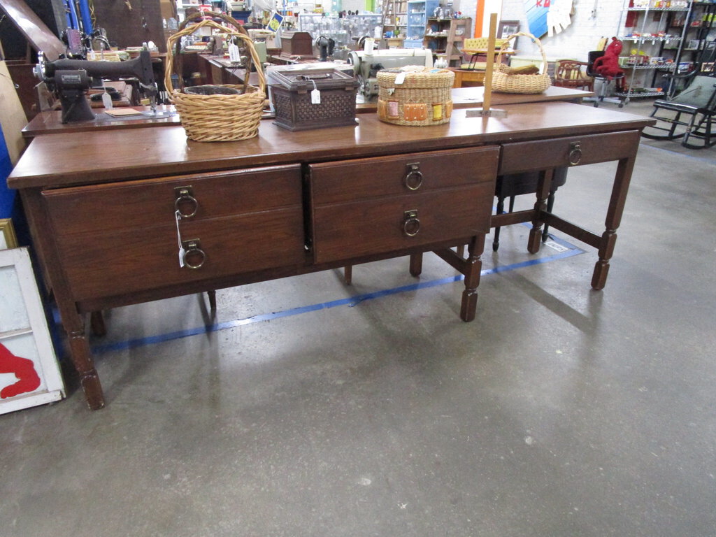 Vintage A. Brandt Oak Credenza Craft Desk
