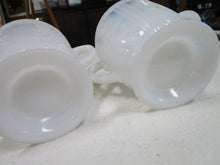 Load image into Gallery viewer, Vintage Opalescent Pressed Glass Sugar and Creamer Set
