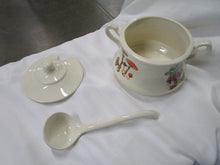 Load image into Gallery viewer, Vintage Ceramic Vegetable Covered Soup Tureen with Ladle
