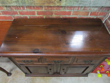 Load image into Gallery viewer, Vintage Young Hinkle Plymouth Pine Small Server Coffee Bar Storage Cabinet
