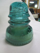 Load image into Gallery viewer, Antique Hemingray No. 40 Aqua Glass Insulator
