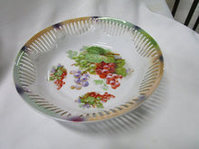 Load image into Gallery viewer, CS Bavaria Porcelain Hand Painted Reticulated Fruit Pattern Decor Bowl
