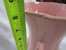 Load image into Gallery viewer, Vintage Unmarked McCoy Leaf &amp; Berry Pink Ceramic Vase
