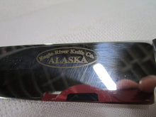 Load image into Gallery viewer, Eagle River Knife Co. Alaska Dymondwood Red/Green/Tan Handle Utility Knife
