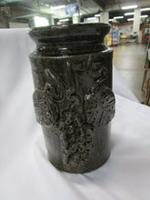 Load image into Gallery viewer, Grace Nell Hewell Signed Stoneware Pottery Grapes Wine Chiller Cooler
