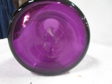 Load image into Gallery viewer, Wimberley Glassworks Handblown Purple Glass Vase

