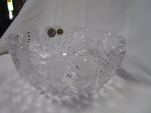 Load image into Gallery viewer, 1985 Hofbauer 24% Lead Crystal Star &amp; Butterfly Tripod Decor Bowl
