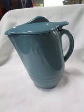 Load image into Gallery viewer, MCM Retro Universal Potteries Blue Ceramic Coffee Carafe with Lid
